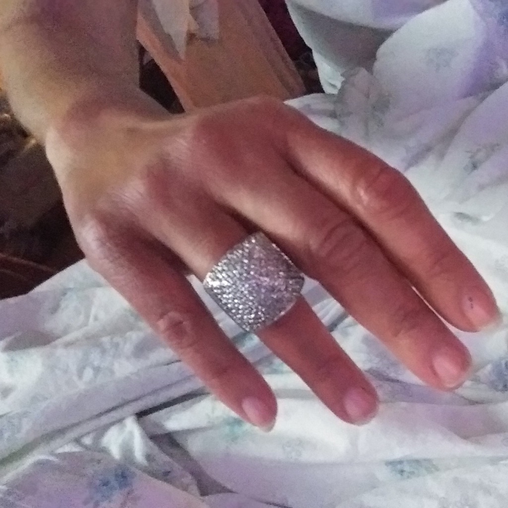 Silver Pyramid Ring